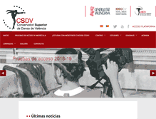 Tablet Screenshot of csdanza.es